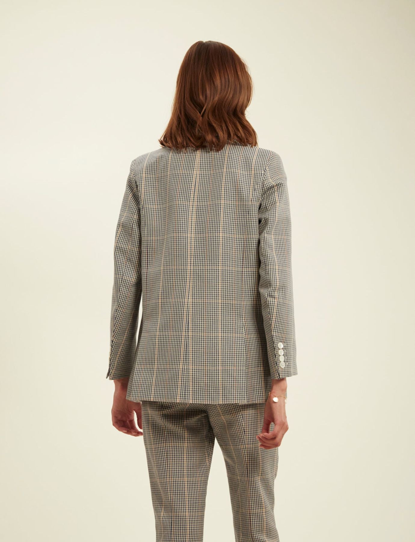 Chaqueta de cuadros Bruna