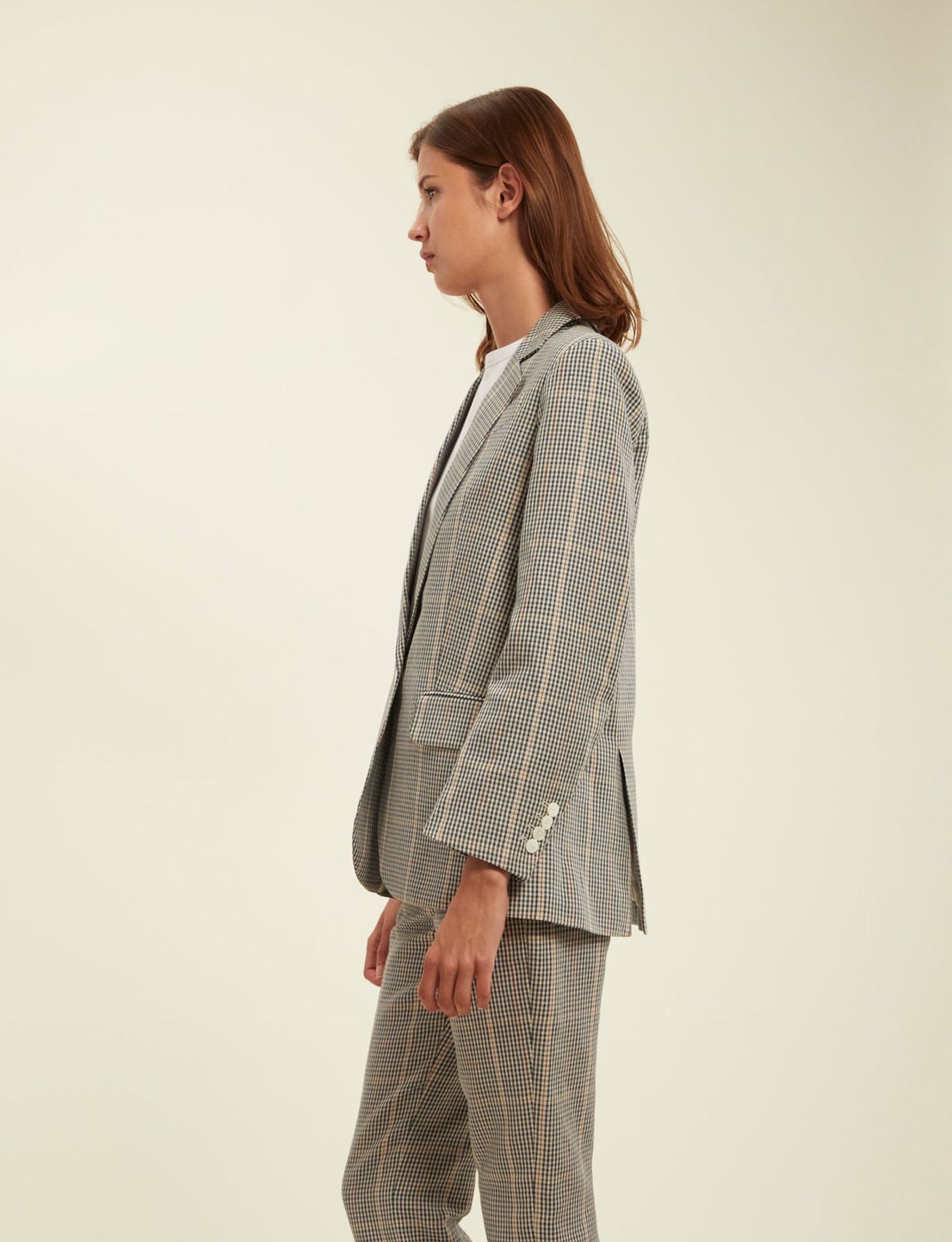 Chaqueta de cuadros Bruna