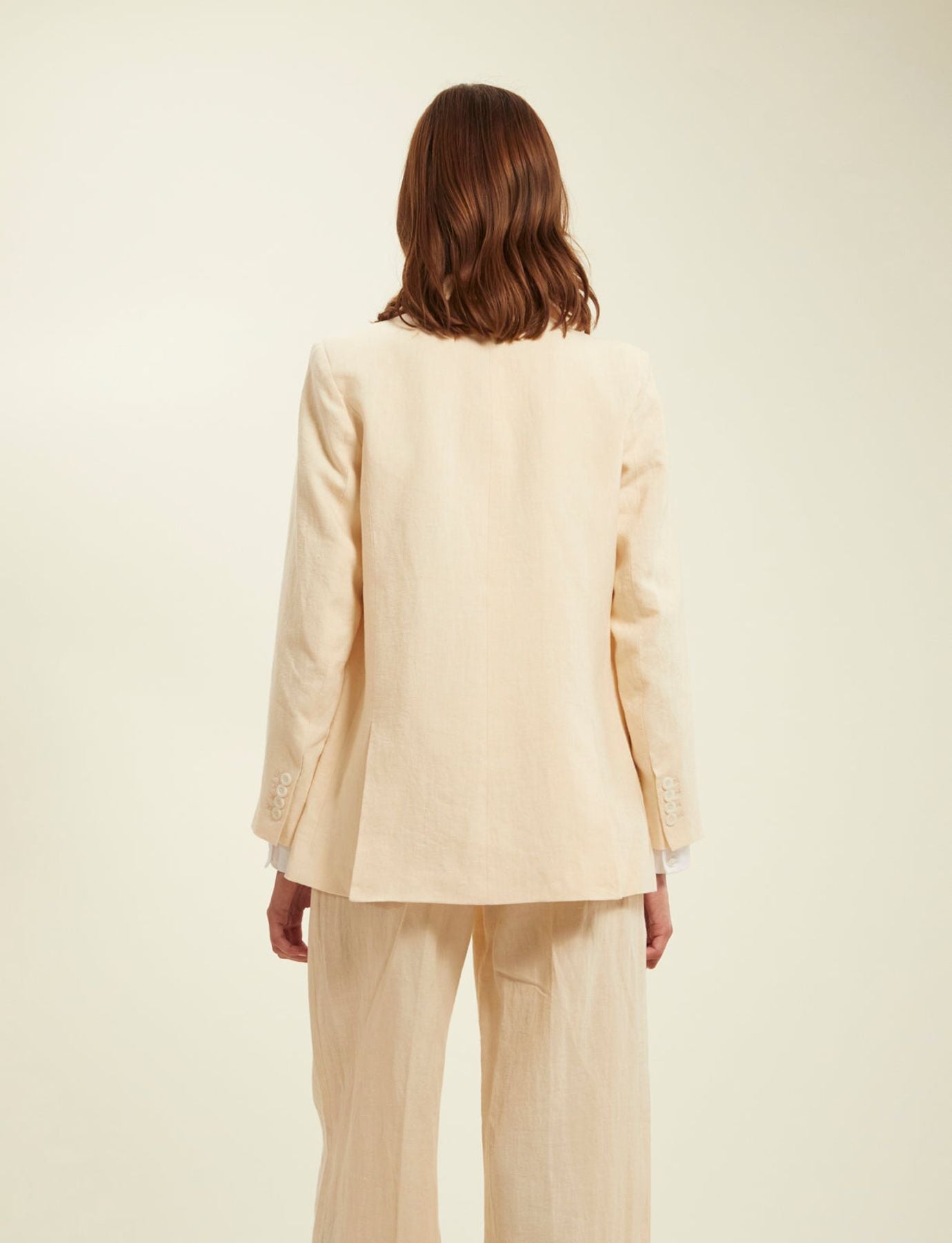 Chaqueta de lino crudo Bruna