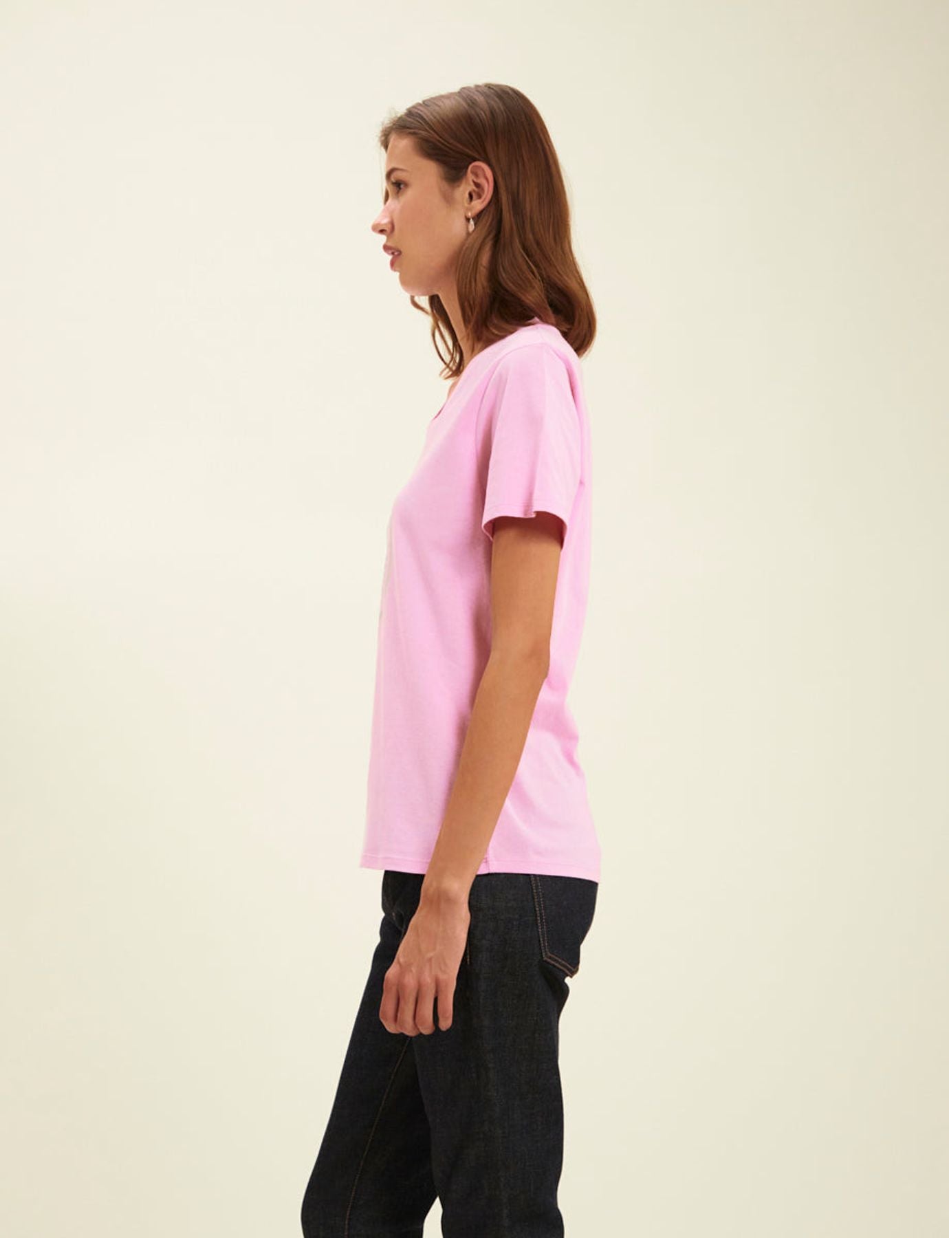 Camiseta rosa Aurora