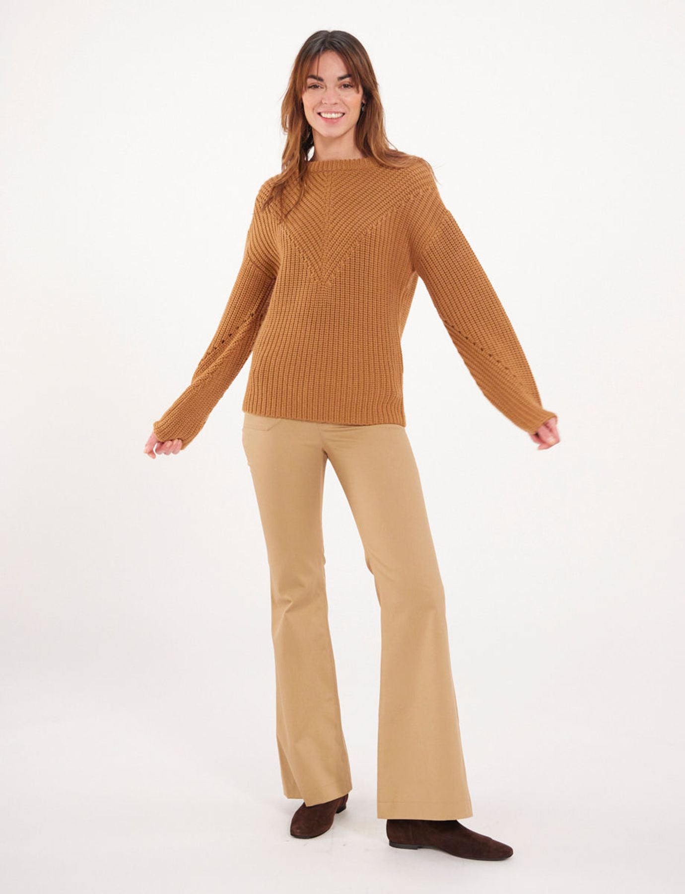Amalia camel jersey
