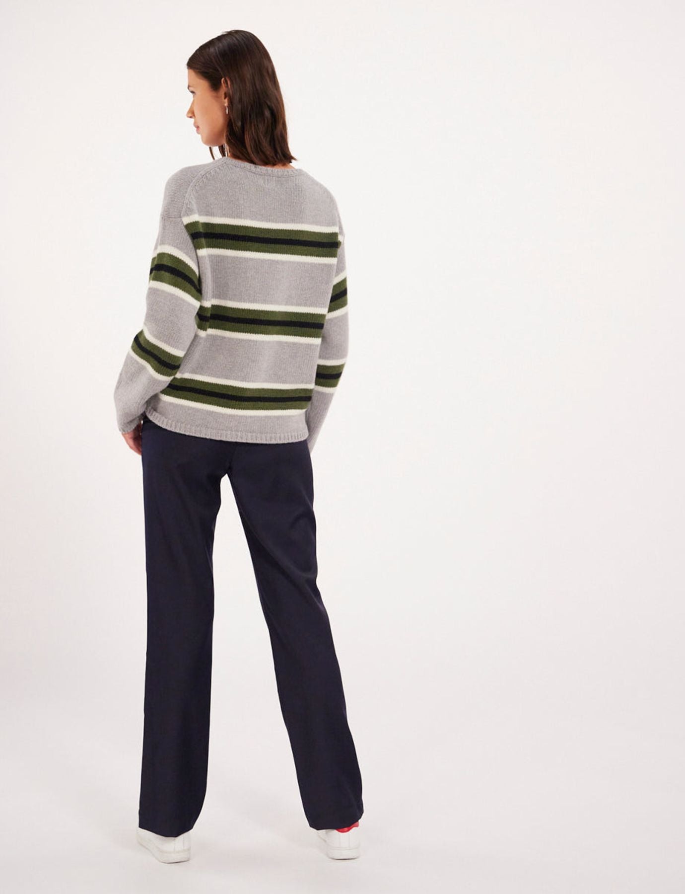 Elina lana jersey grey/green