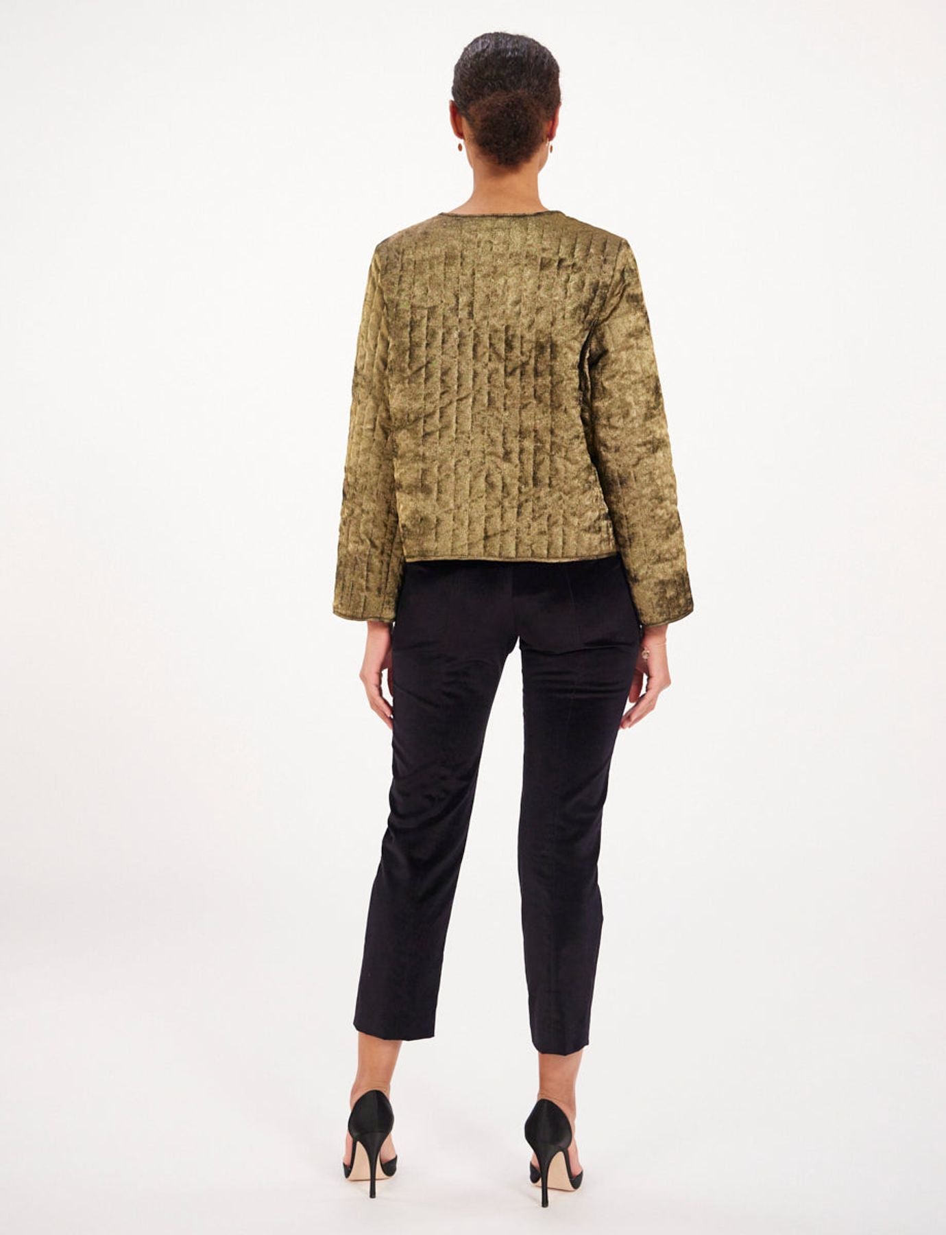 Wyoming-Jacke Gold-Lamé