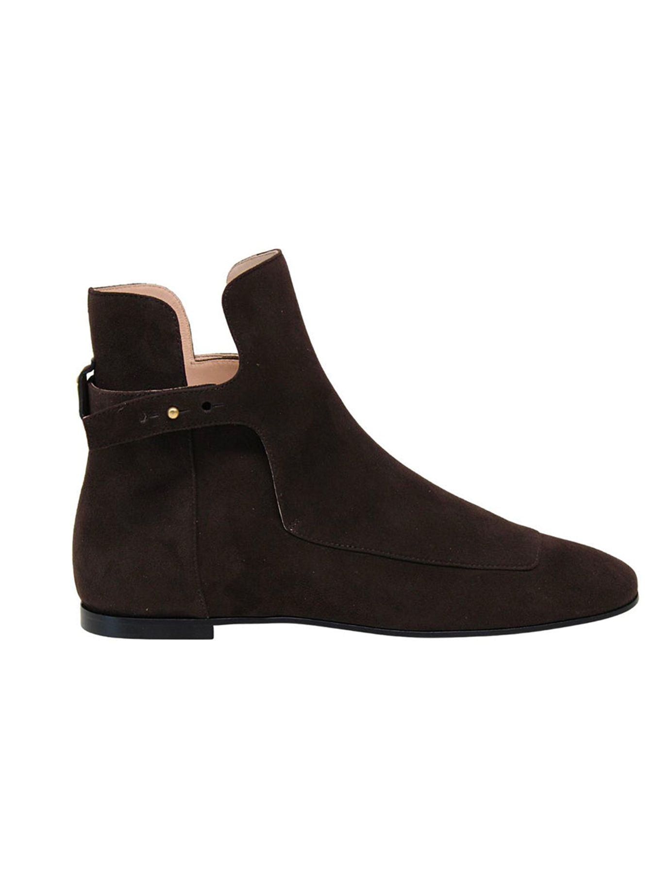Botas de ante marrón