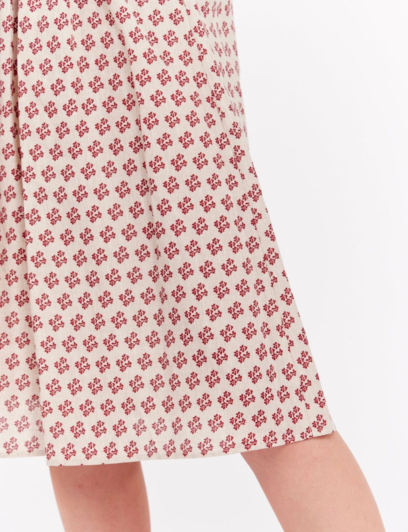 Falda Alix de lino