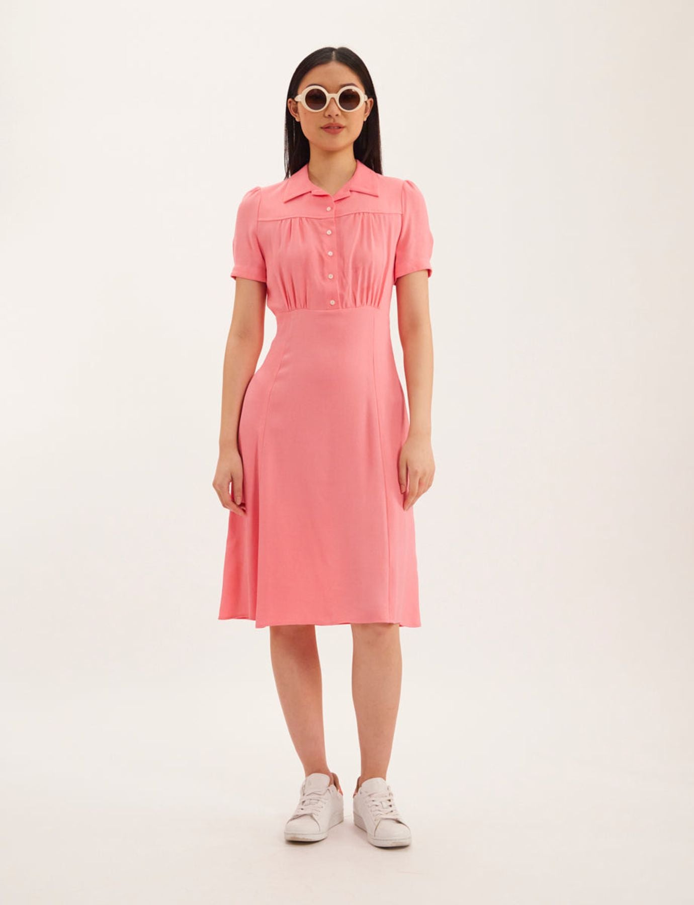 Vestido rosa Angele
