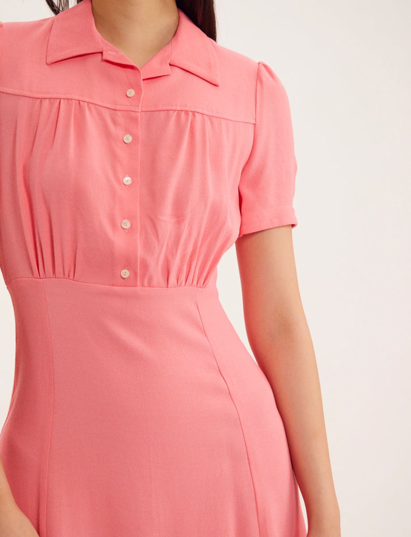 Vestido rosa Angele