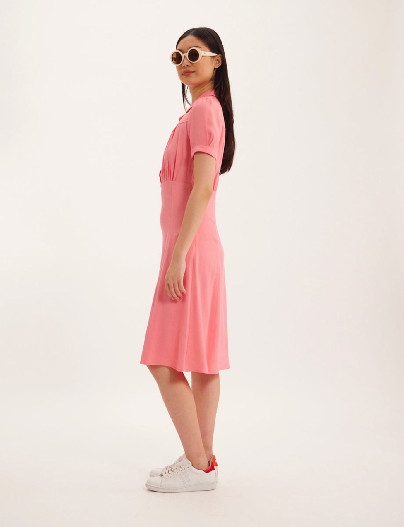Vestido rosa Angele
