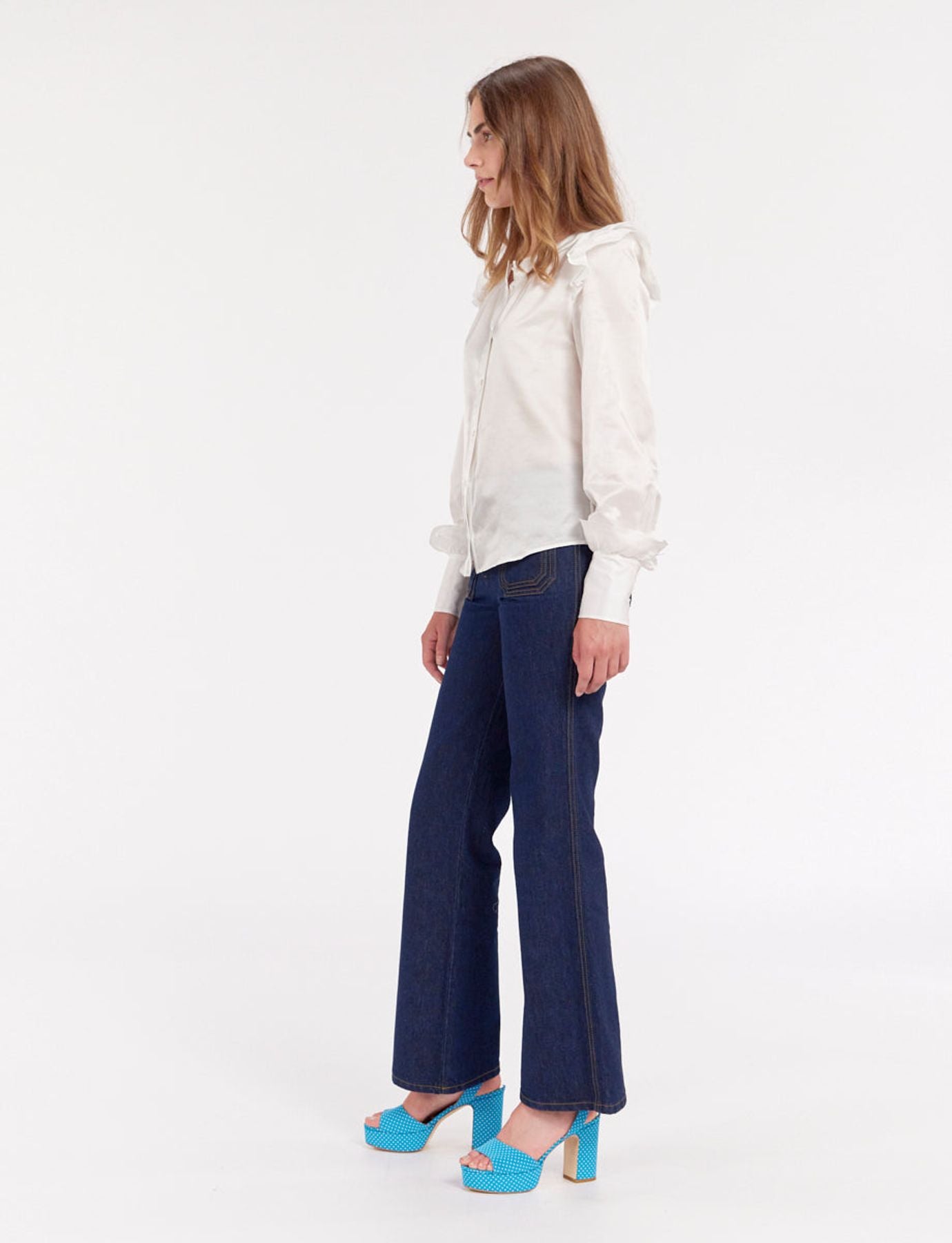 White Laure top