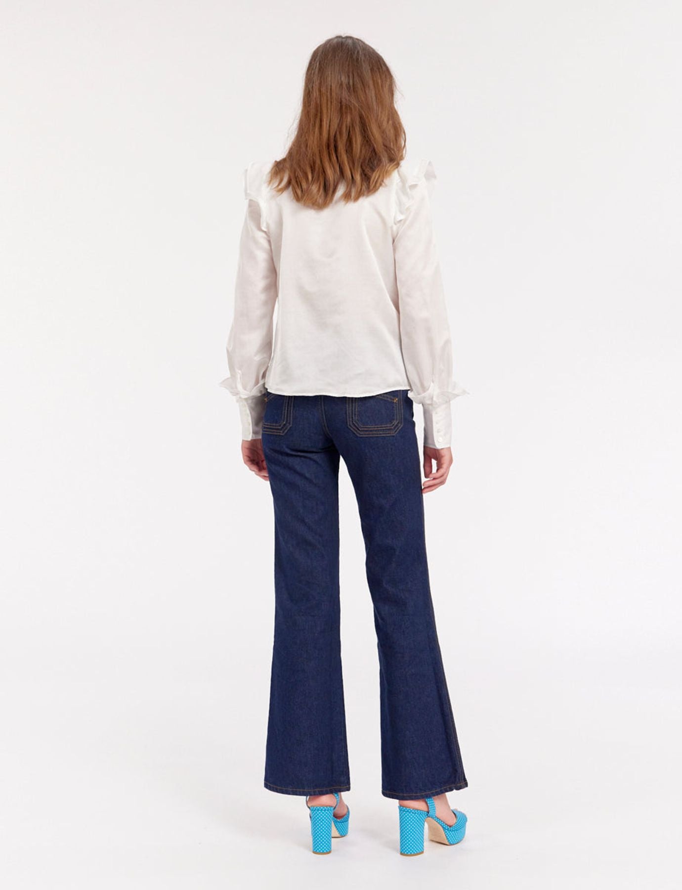 White Laure top