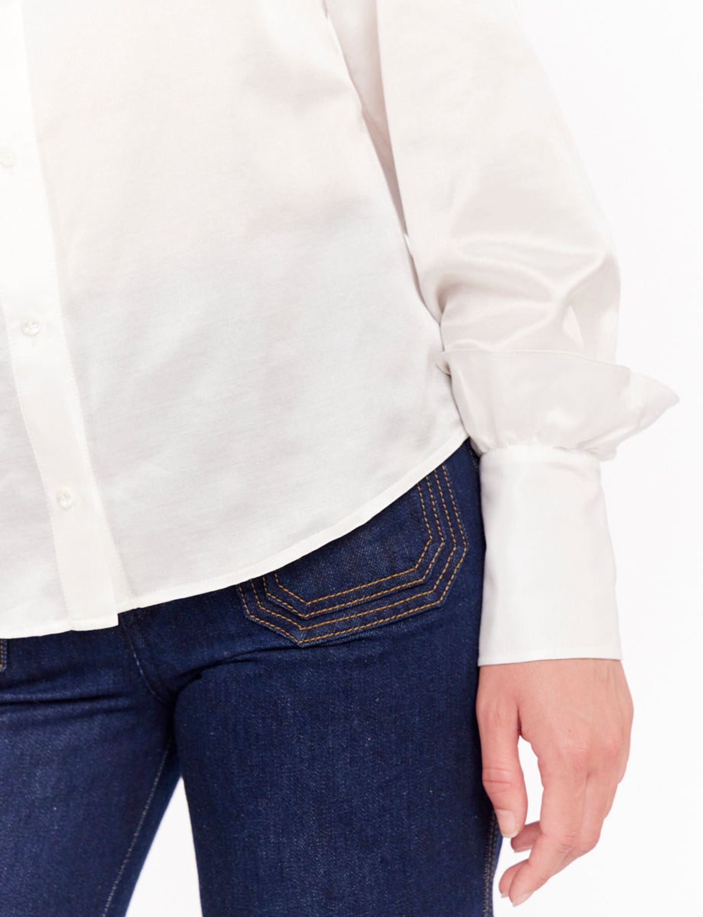 White Laure top