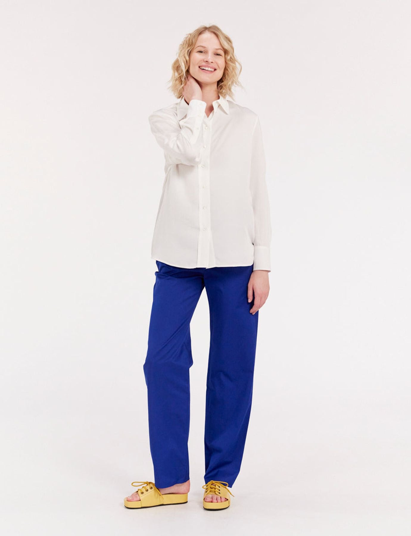 Maureen white viscose shirt
