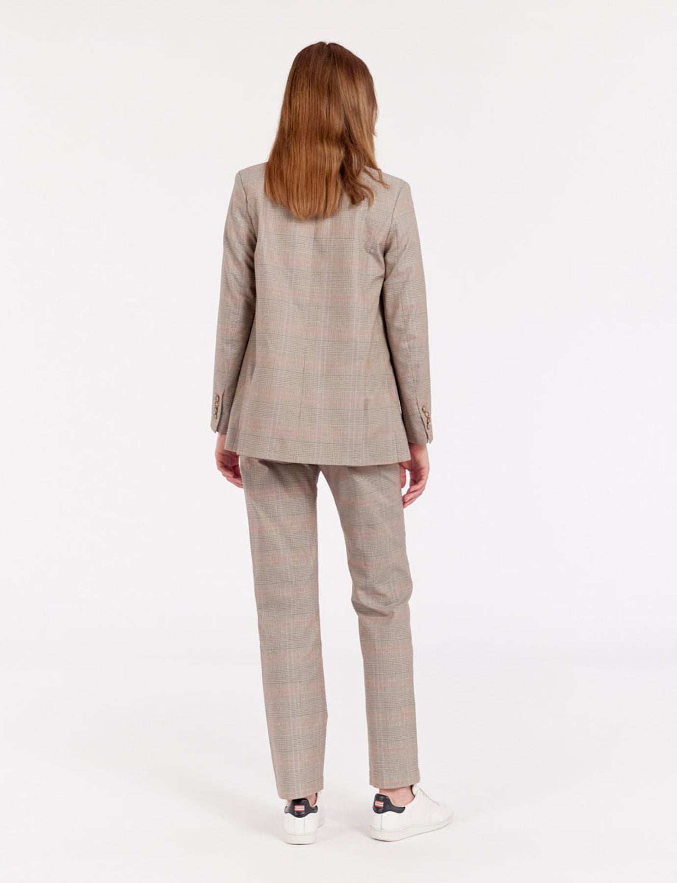 Chaqueta de cuadros de algodón Bruna