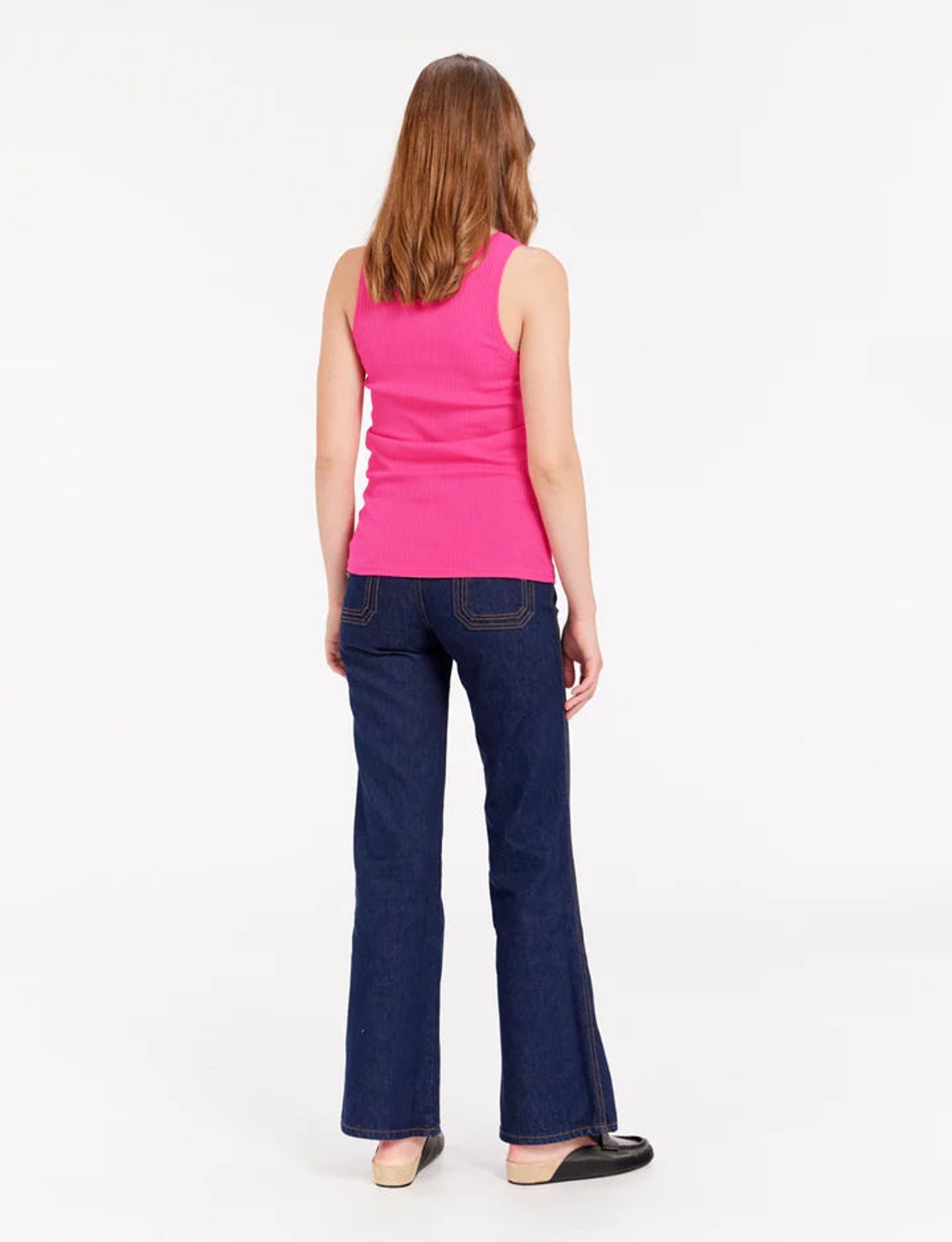 Camiseta de tirantes Amelie en jersey rosa