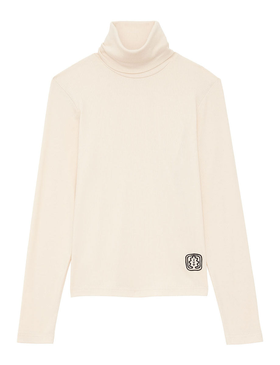 Maglia dolcevita leggera Matthieu ecru