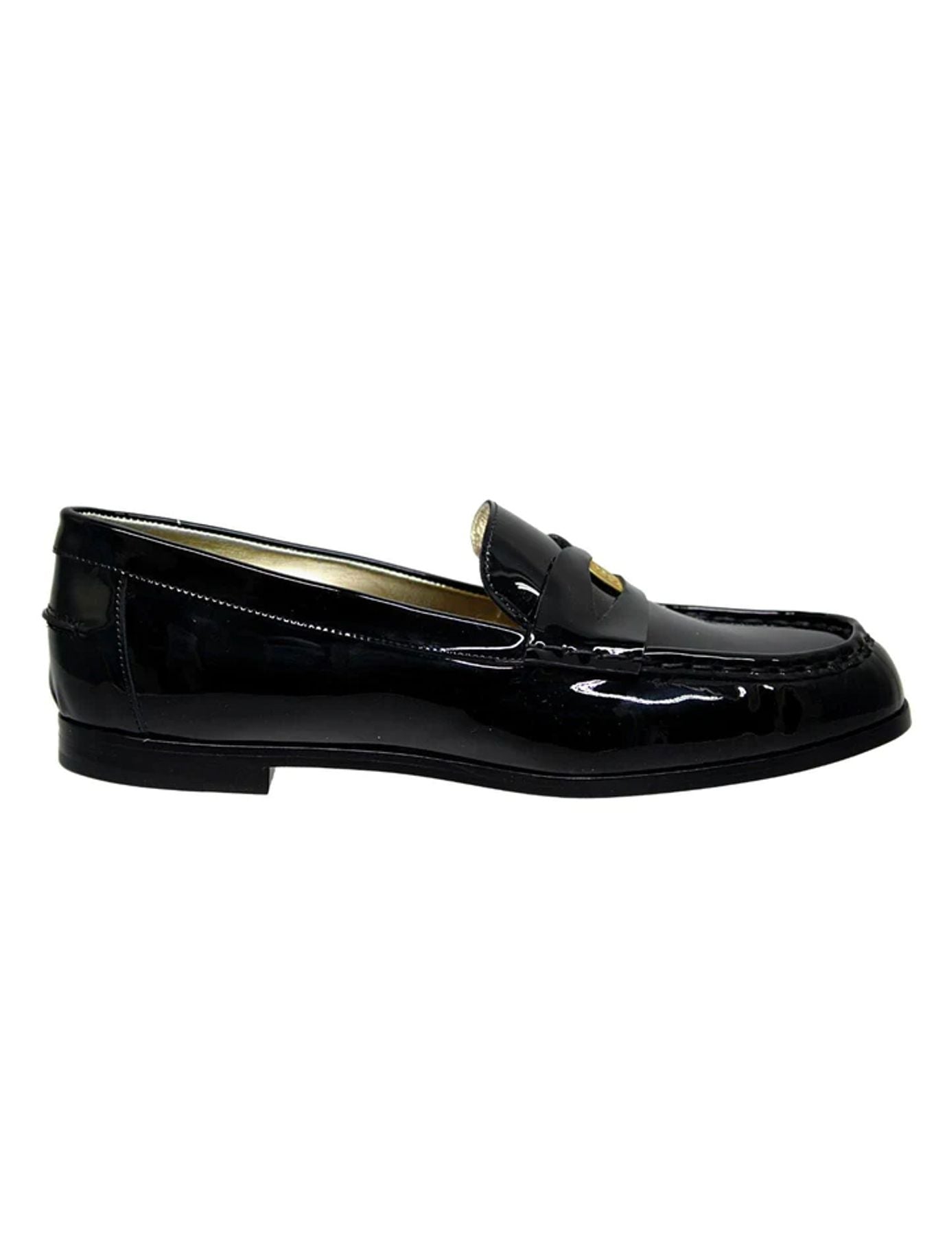 Mocasín Elvire de charol negro