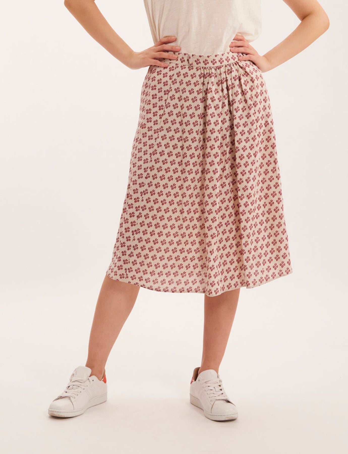 Falda Alix de lino