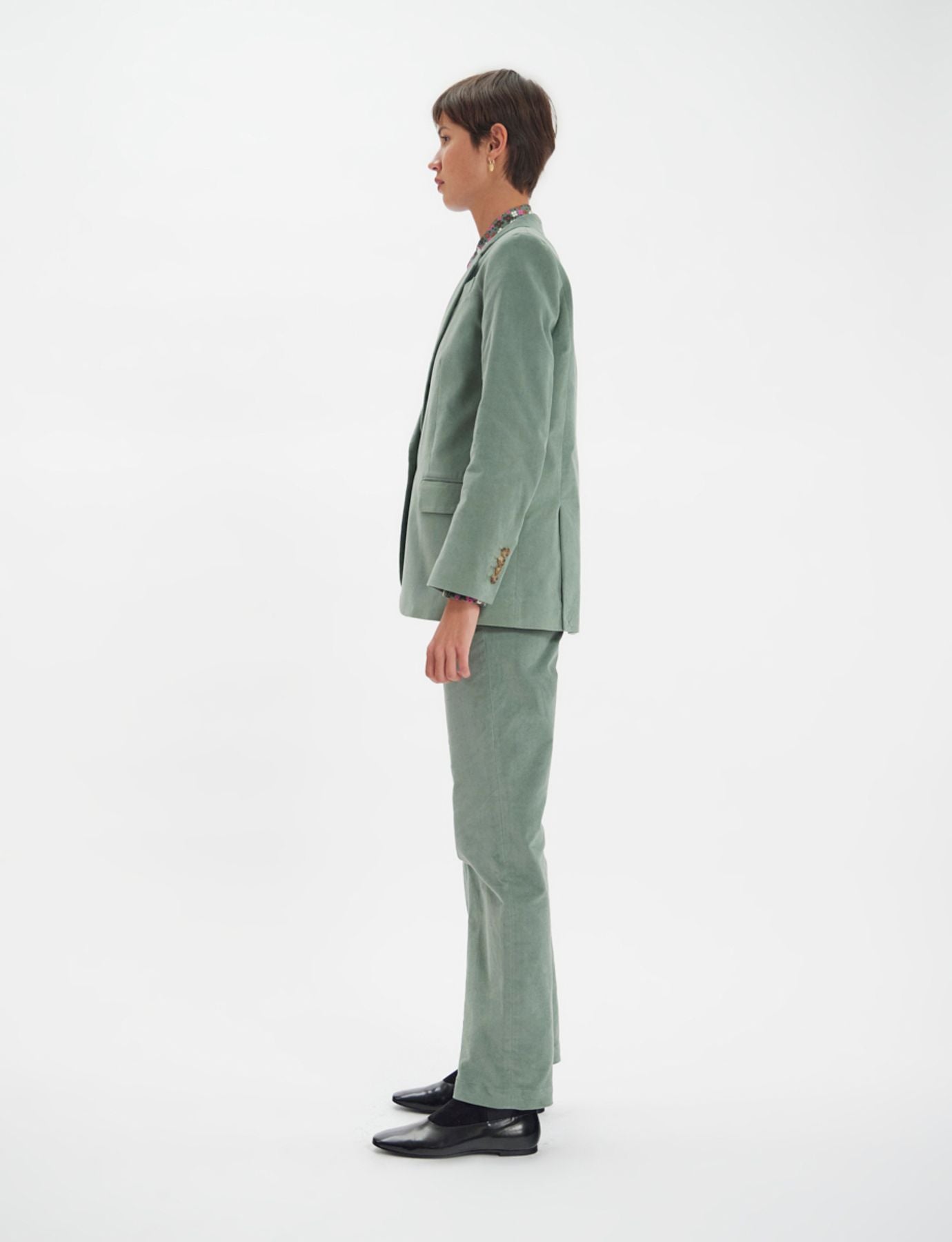 Chaqueta verde menta Bruna