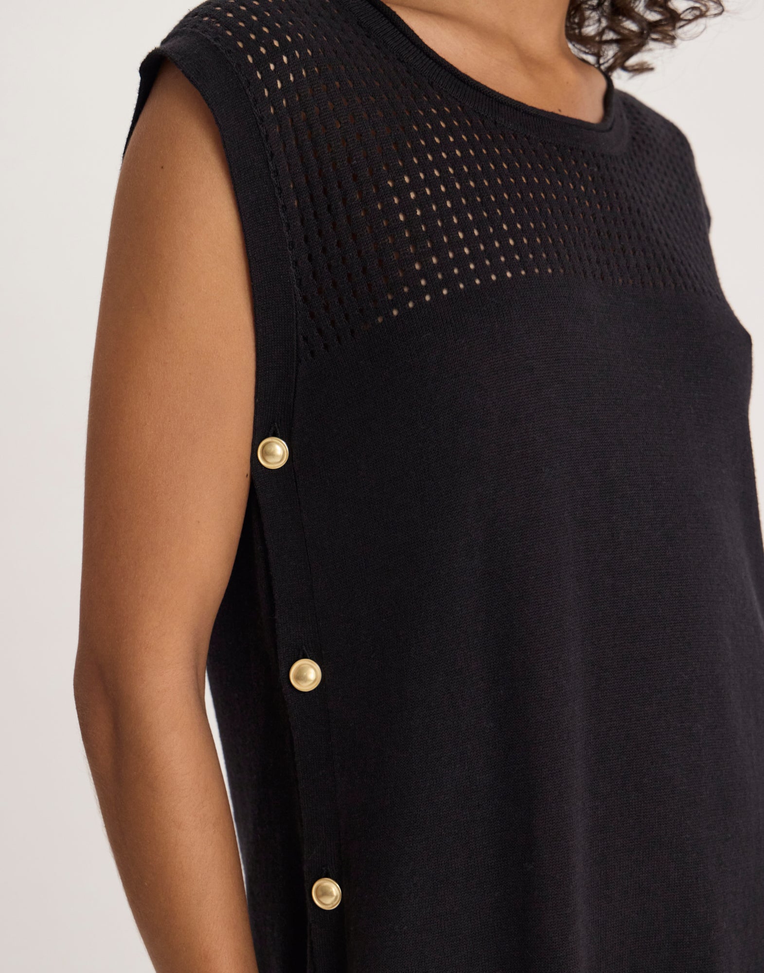 Iris day dress in linen mix