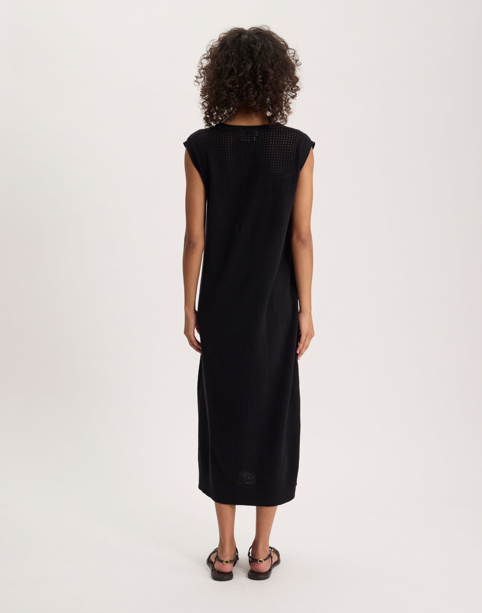 Iris day dress in linen mix