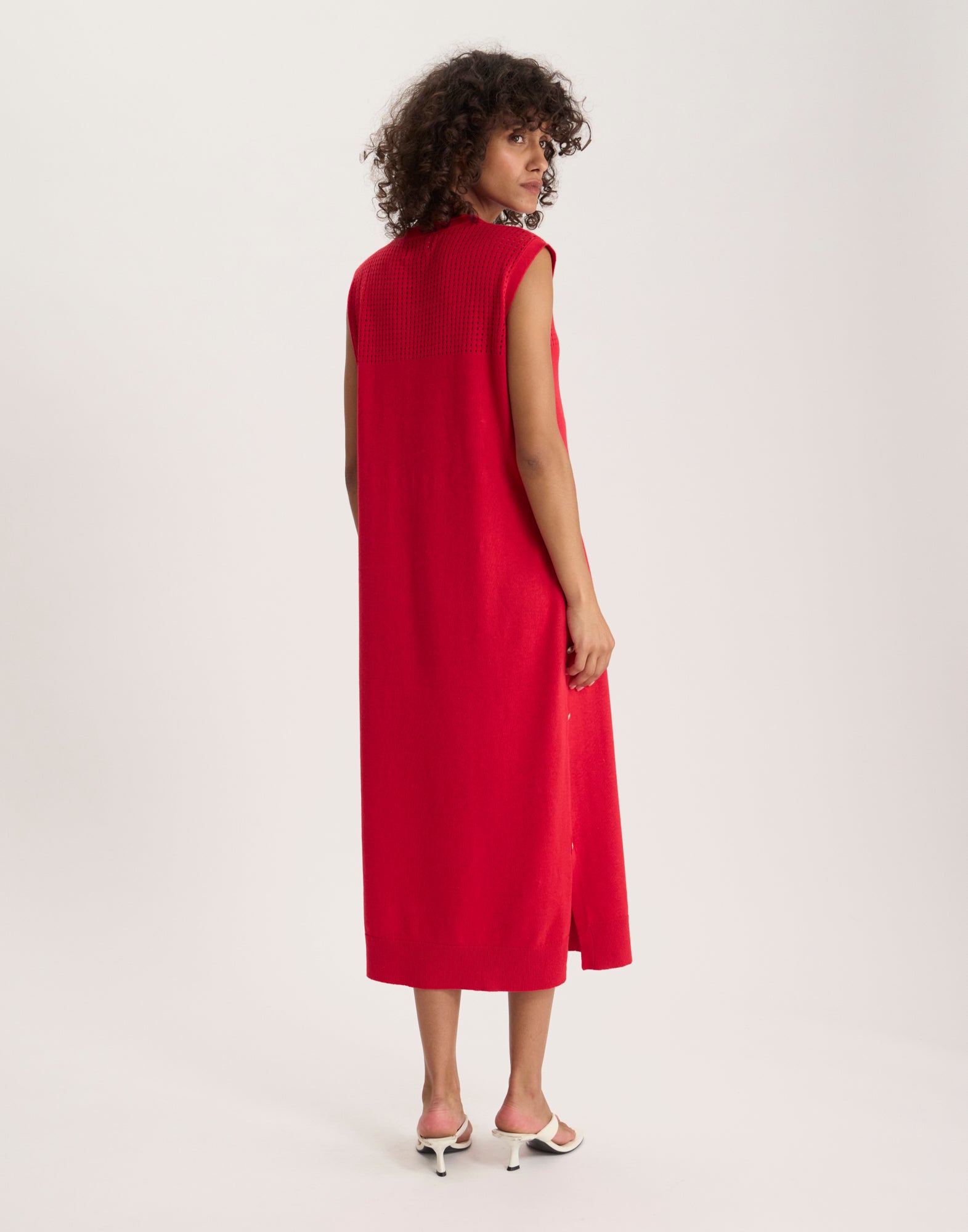 Iris day dress in linen mix