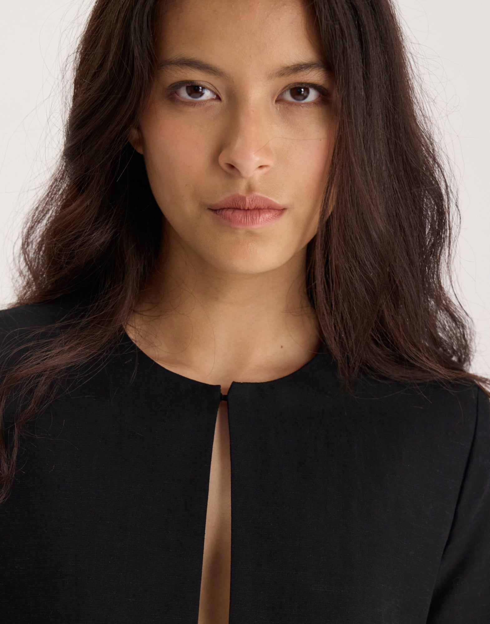 Magoo Jacket in Rayon and Linen