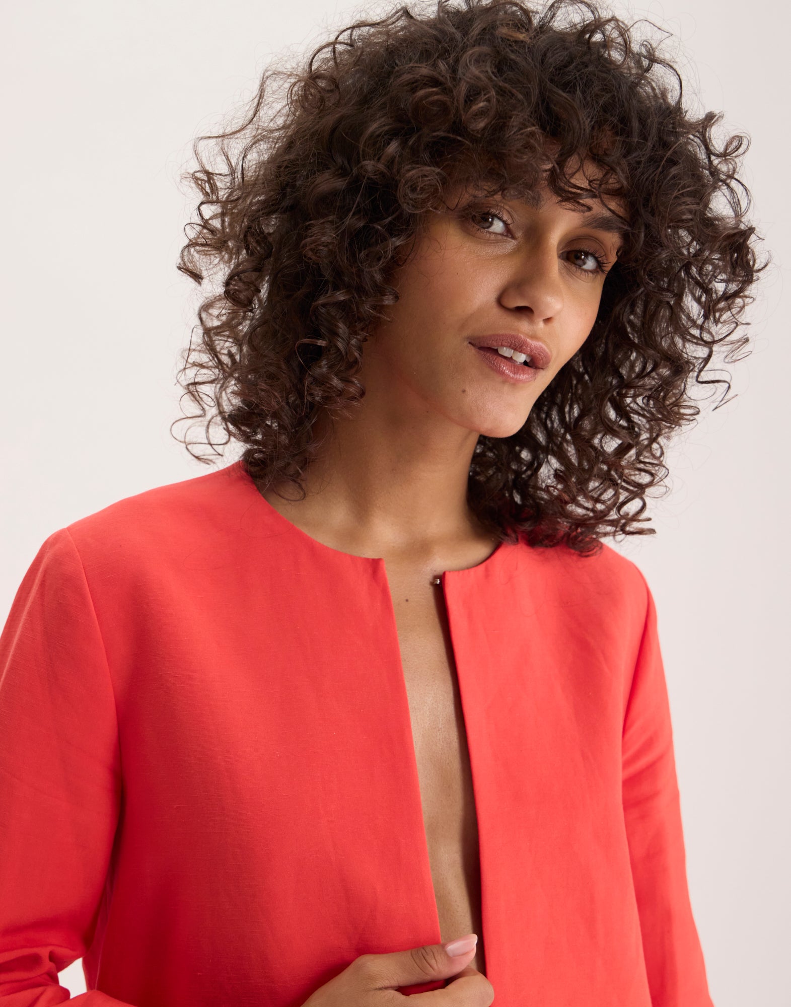 Magoo Jacket in Rayon and Linen