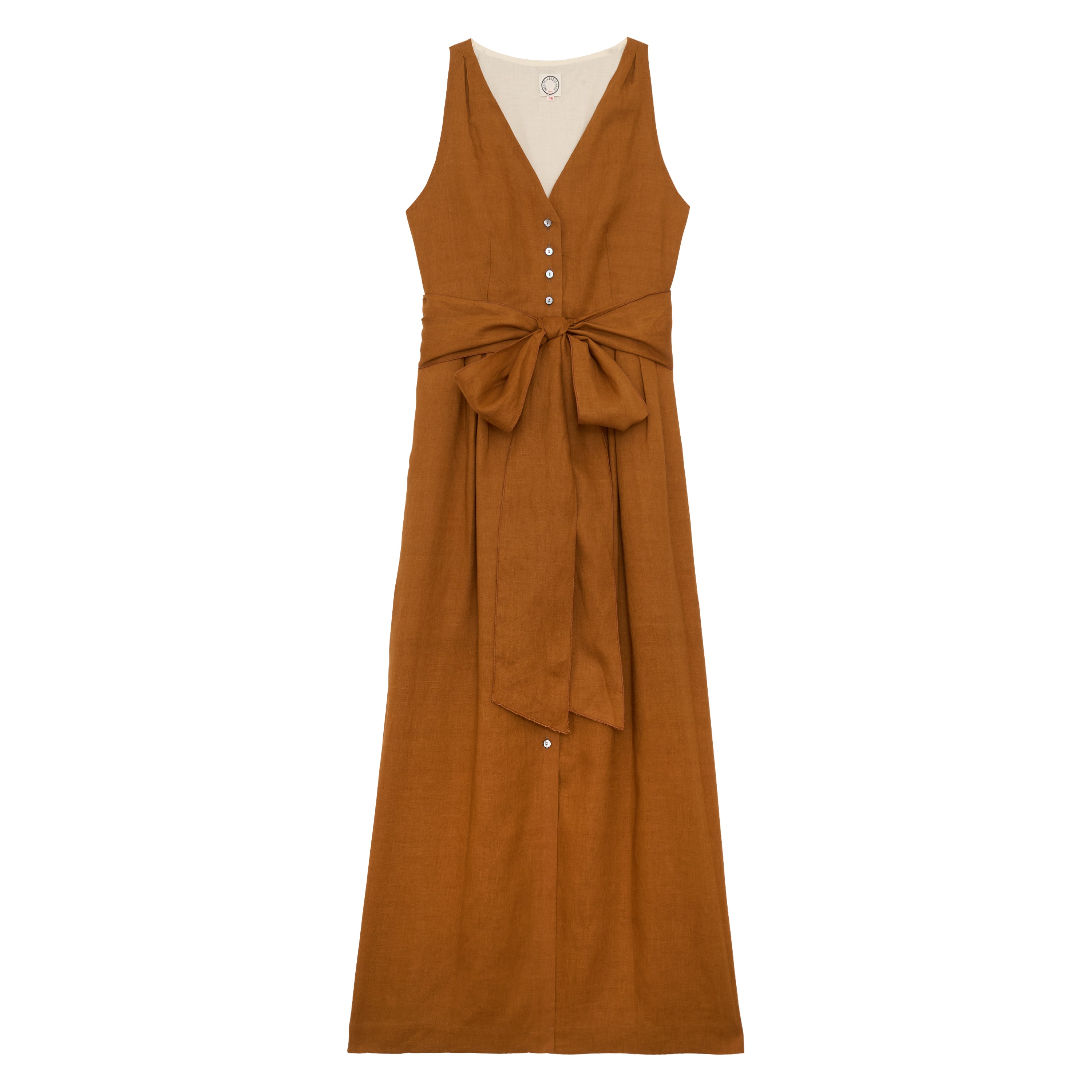 Ambre linen dress