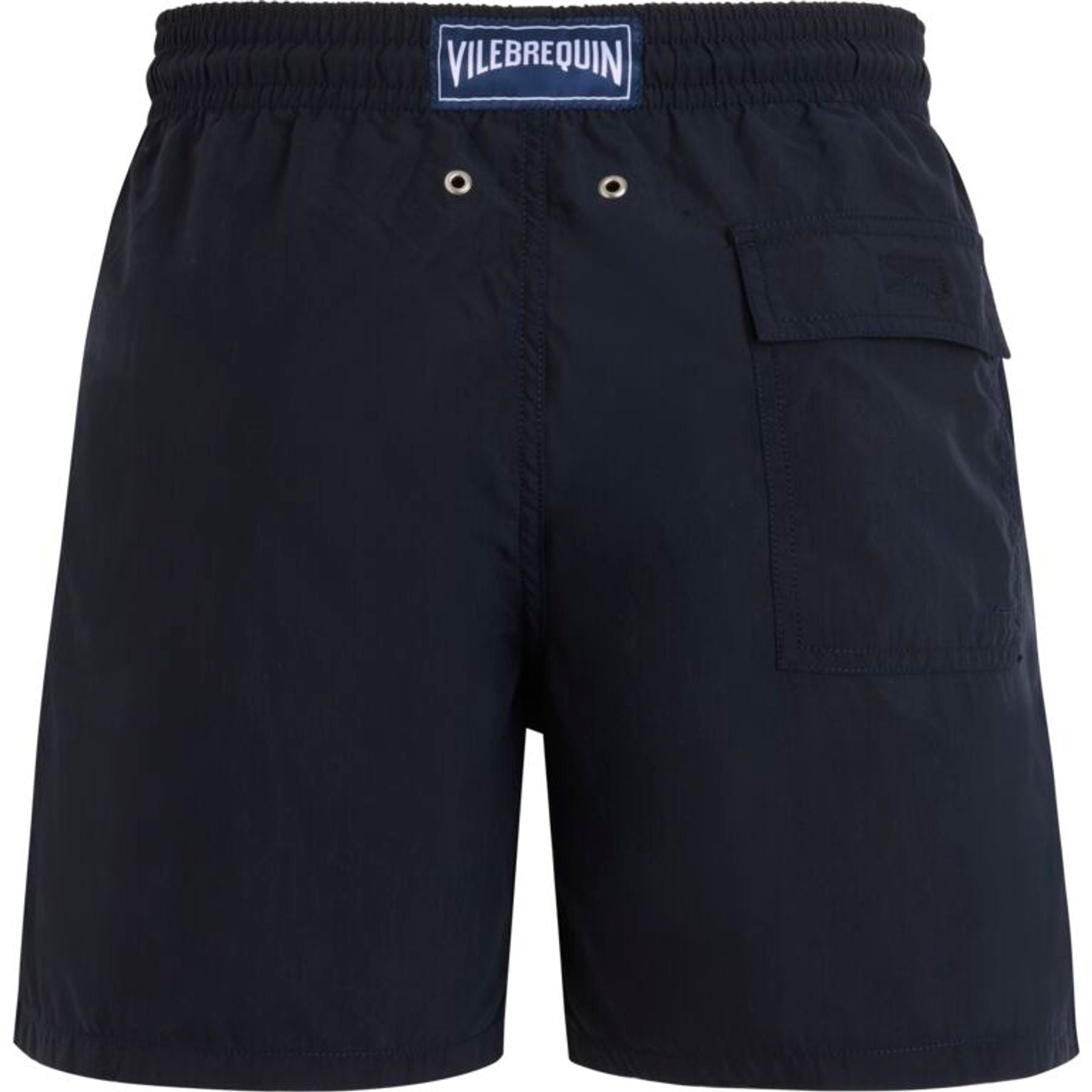Ines x Vilebrequin swimsuit for men, Moorea navy blue model