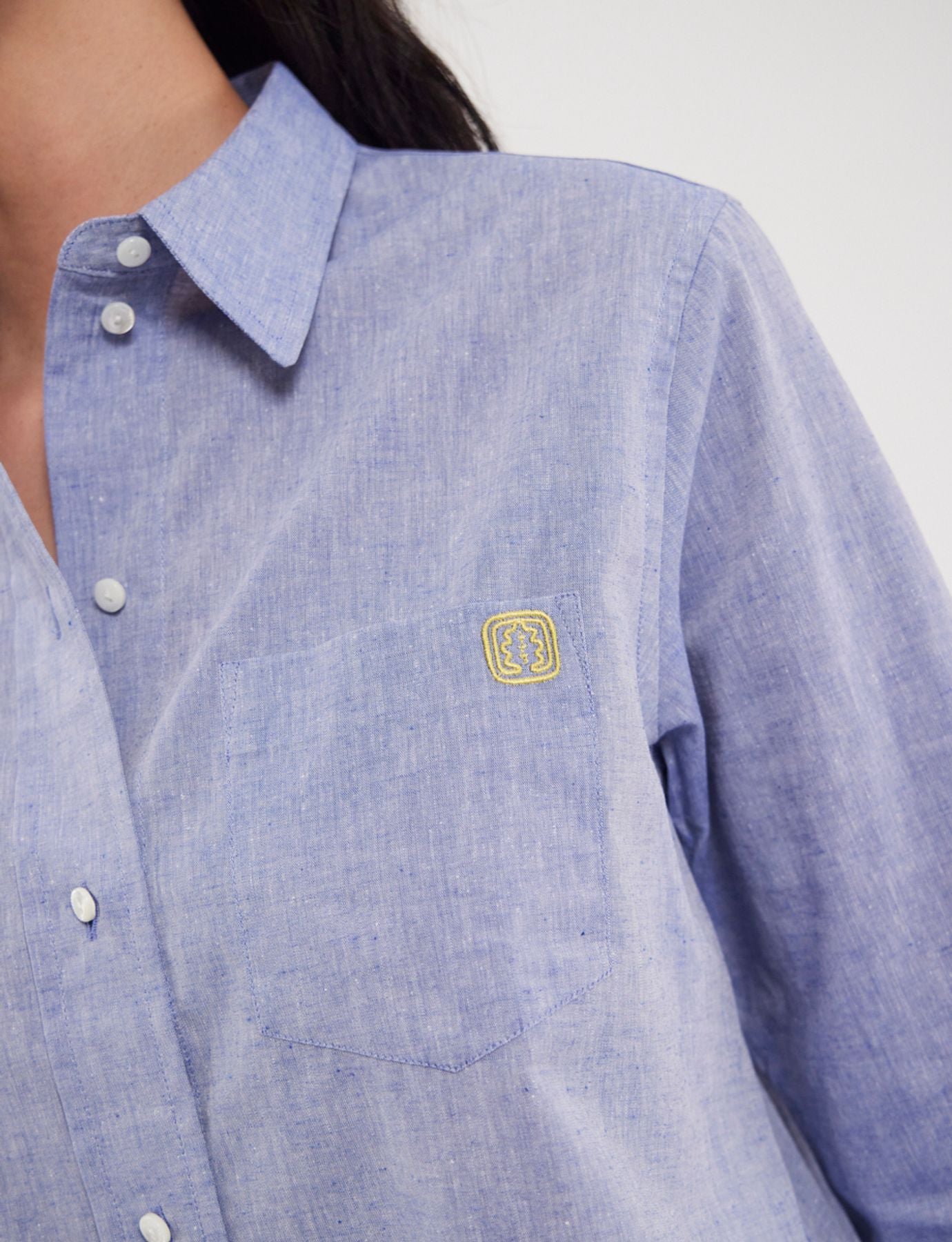 Camisa azul Maureen
