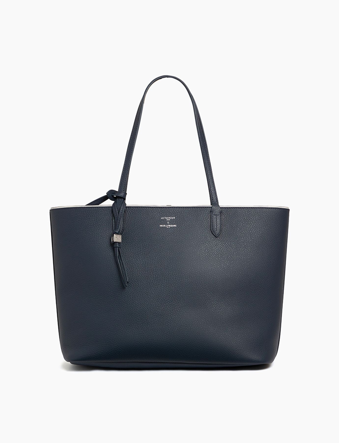 Ines x Le Tanneur Bolsa de la compra grande azul