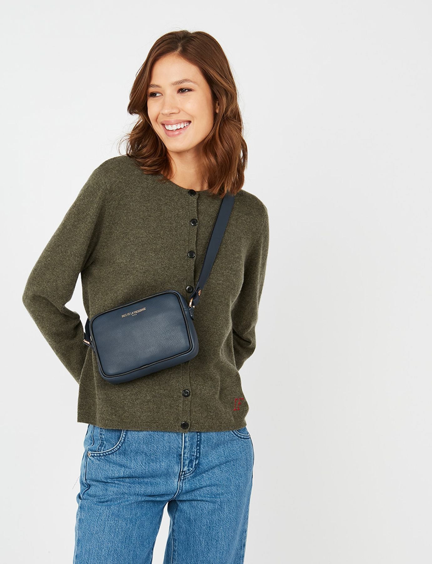 Marcia Bolso banana azul marino