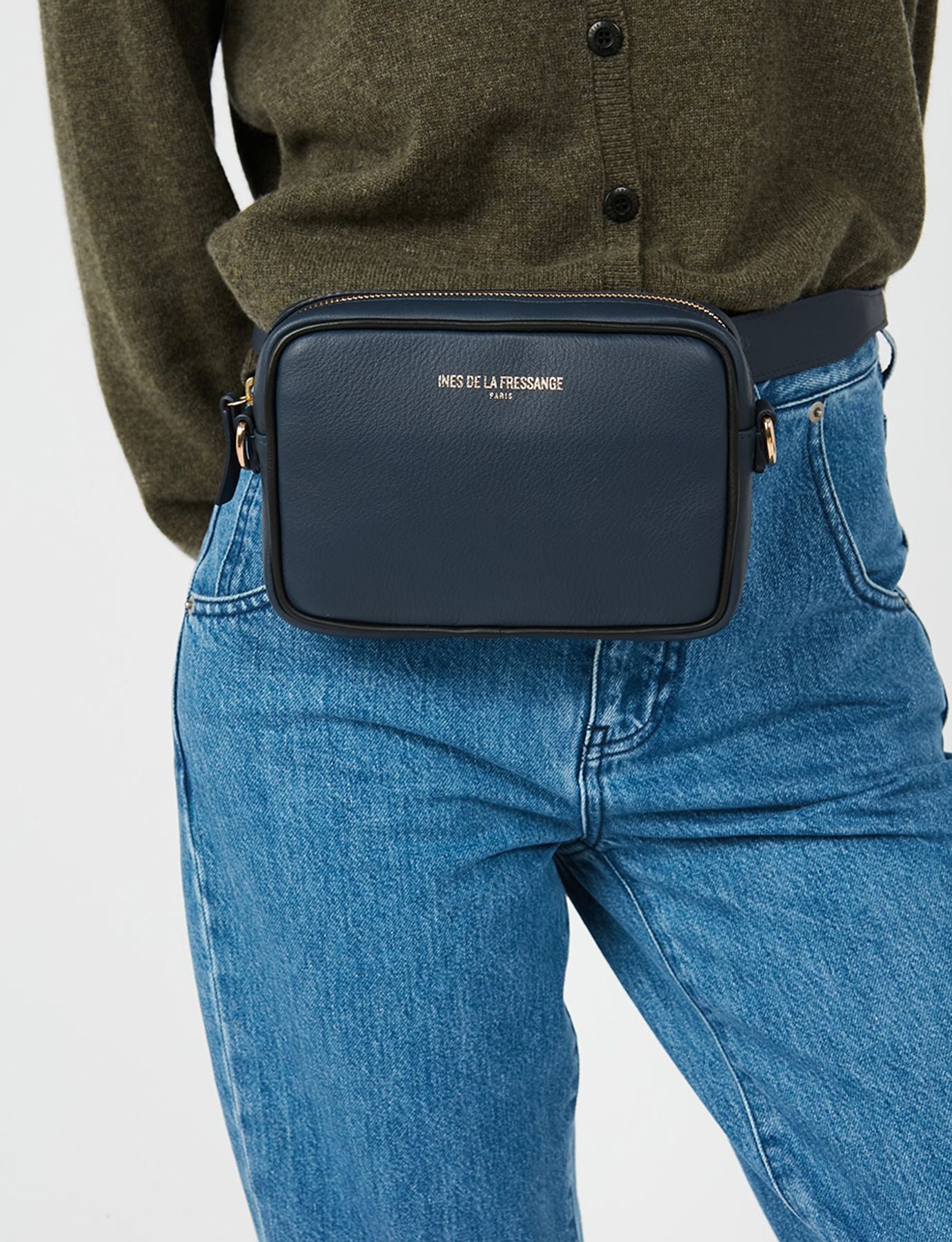 Marcia Bolso banana azul marino