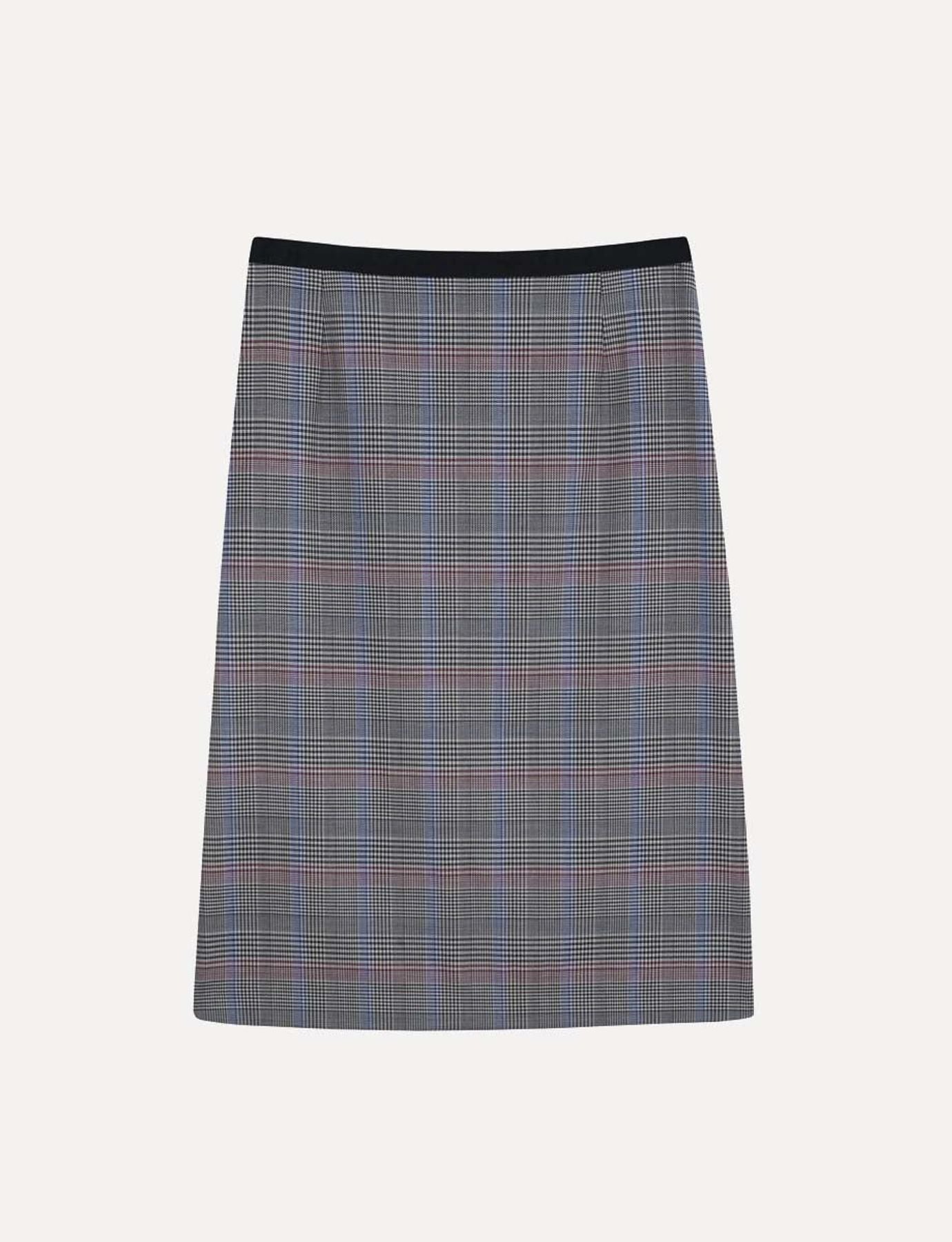 Falda Rika de lana gris