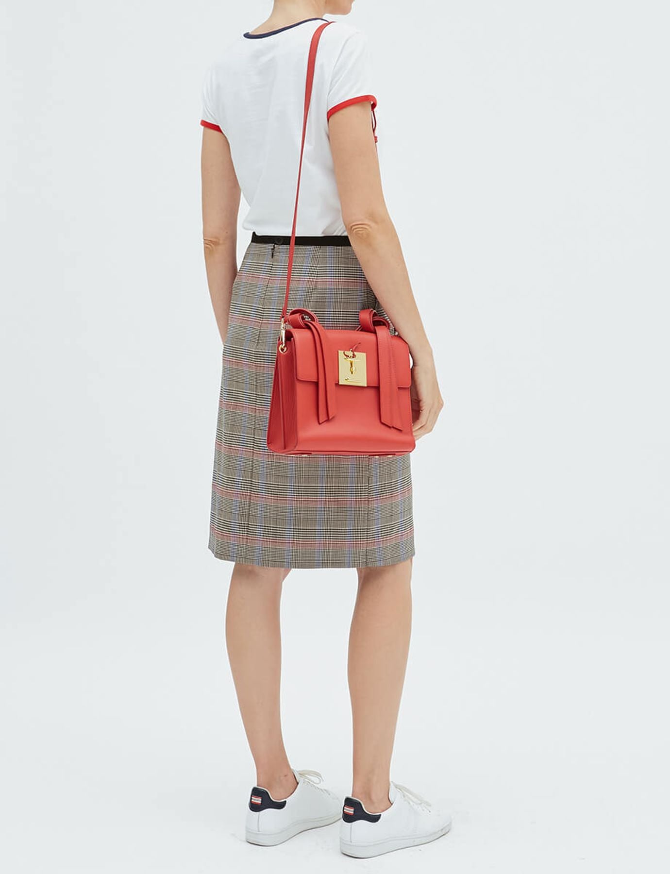 Falda Rika de lana gris
