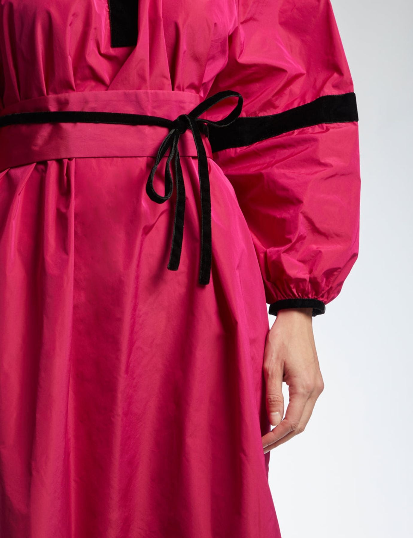 Vestido Flora fucsia