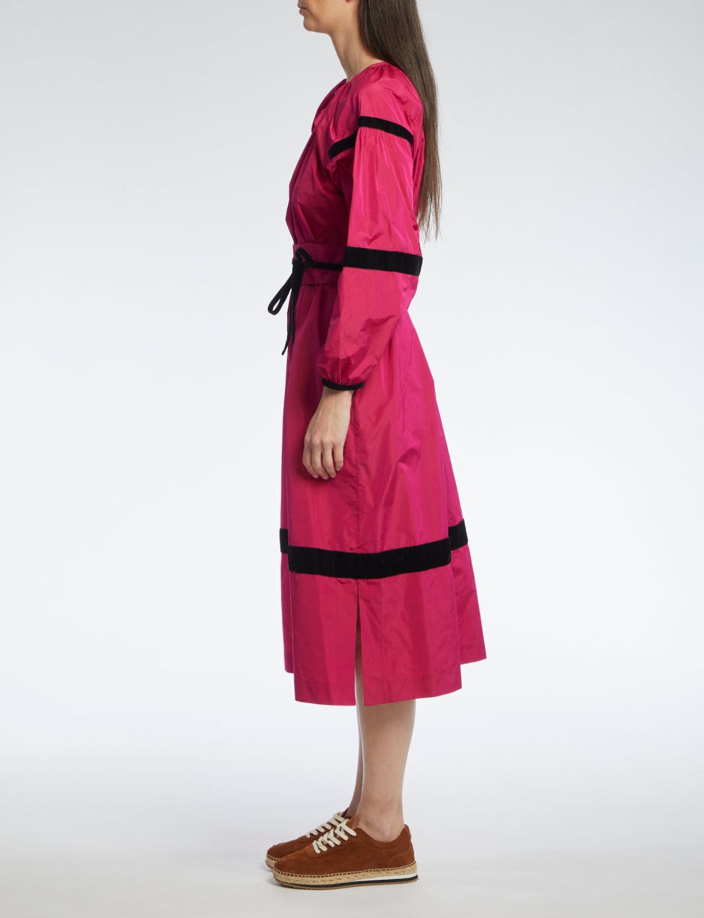 Vestido Flora fucsia