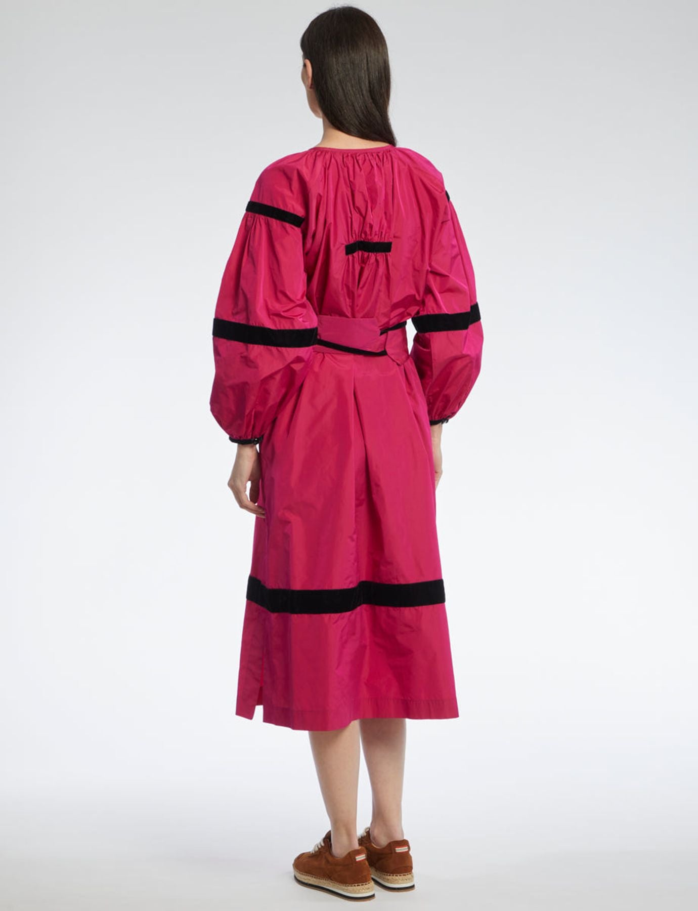 Vestido Flora fucsia