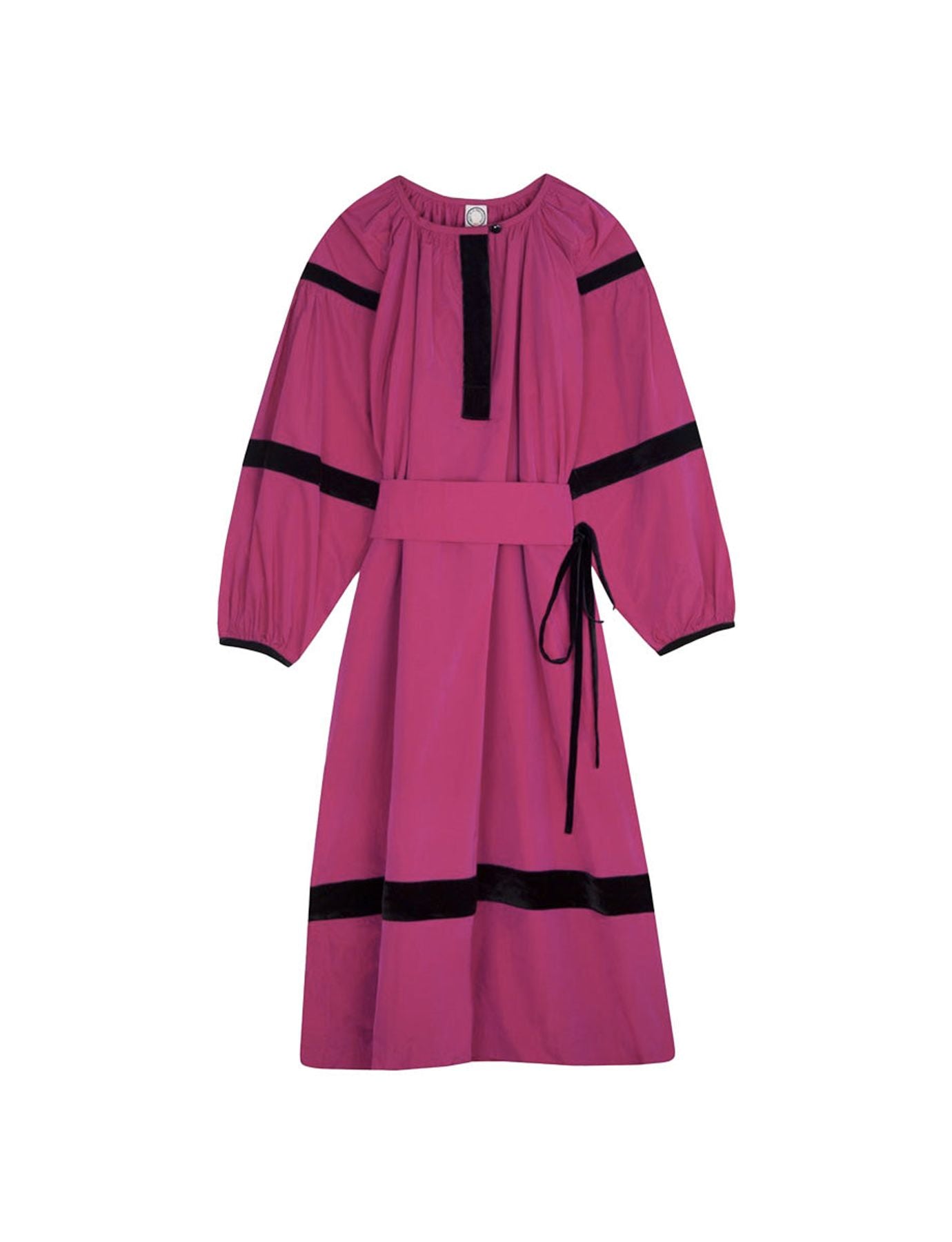 Vestido Flora fucsia