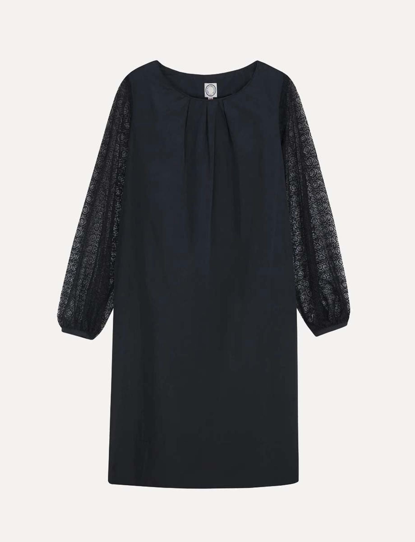 Vestido de encaje negro Ariane