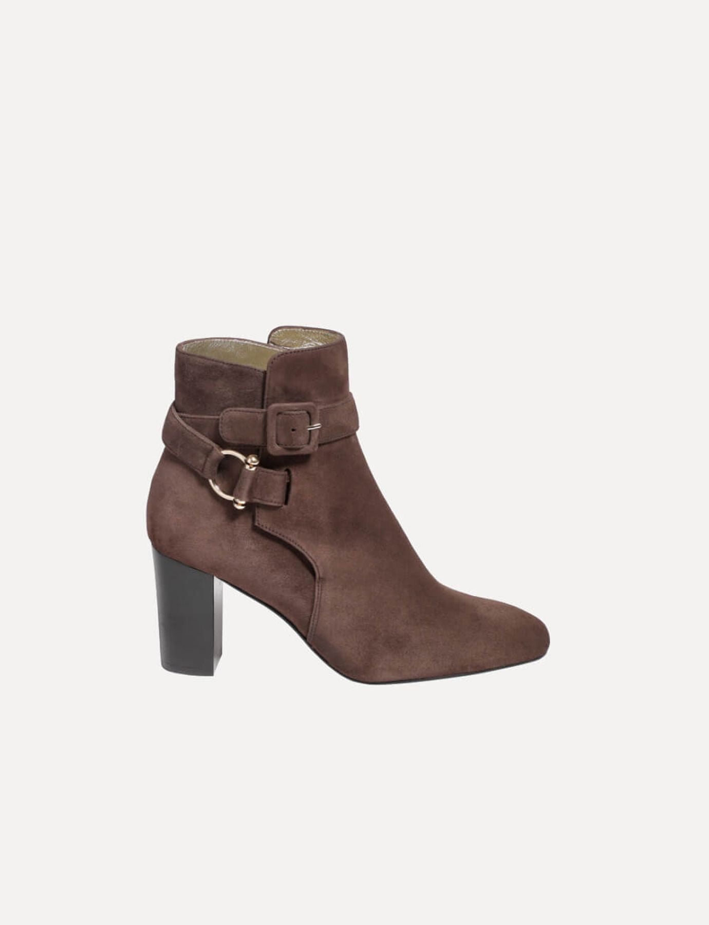 Botines Betty de ante marrón