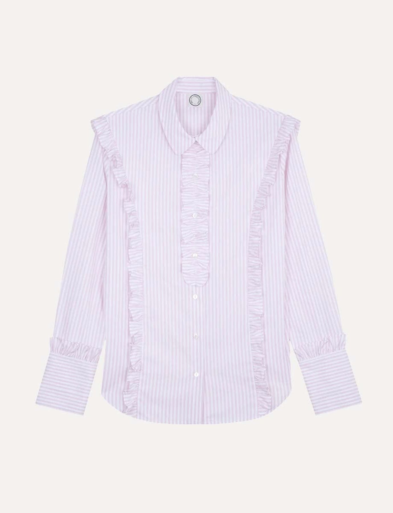 Lucina shirt in pale pink cotton