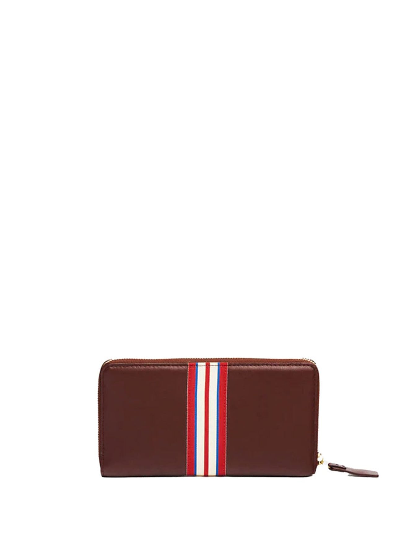Cartera Le Parisien de piel color castaño