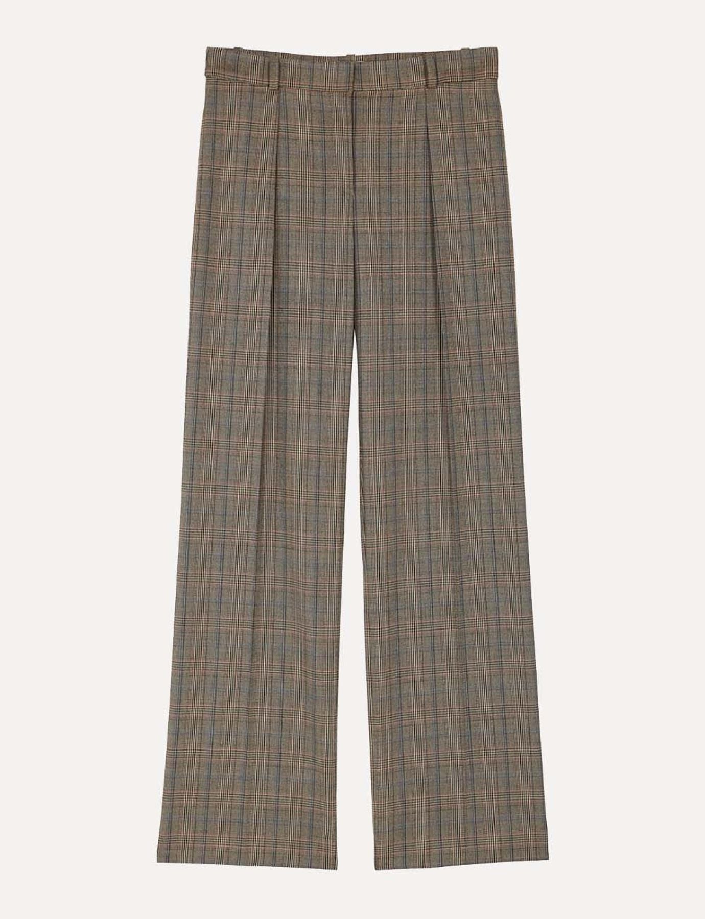 Pantalón Hector Príncipe de Gales beige