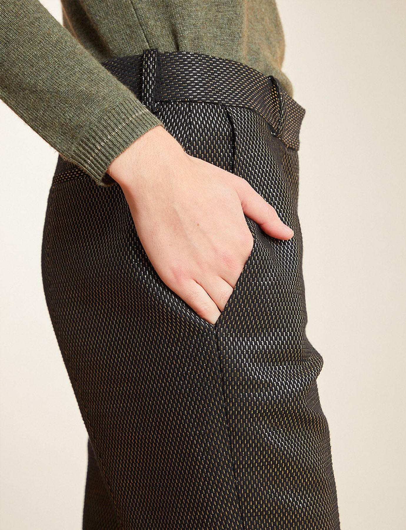 Pantalones Anatole dorados