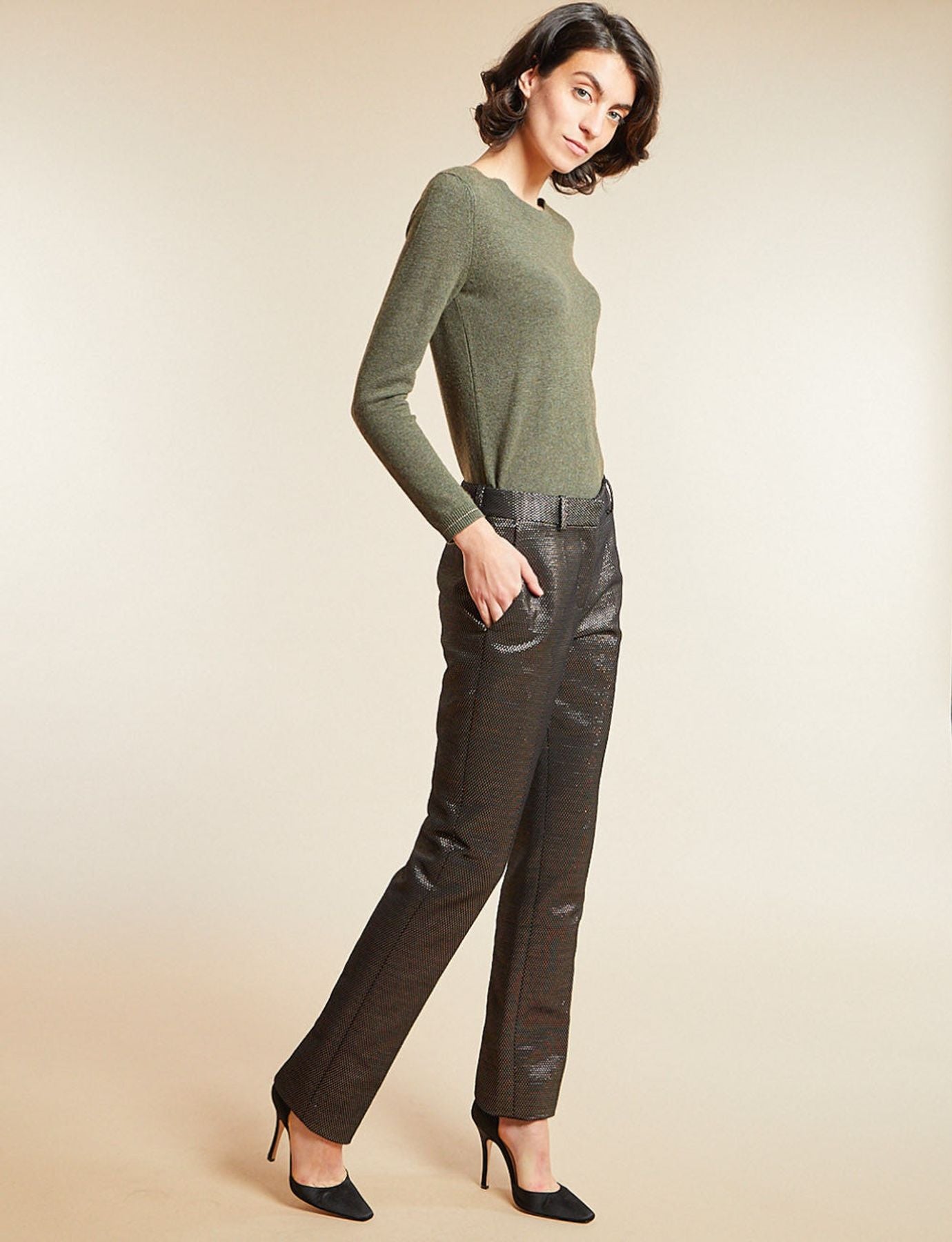 Pantalones Anatole dorados