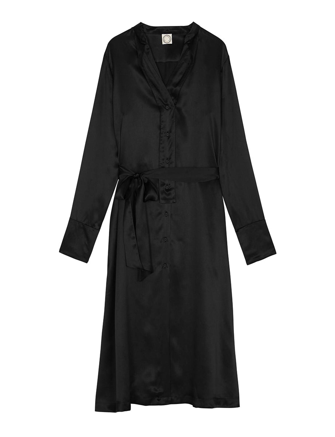Vestido orquídea negro
