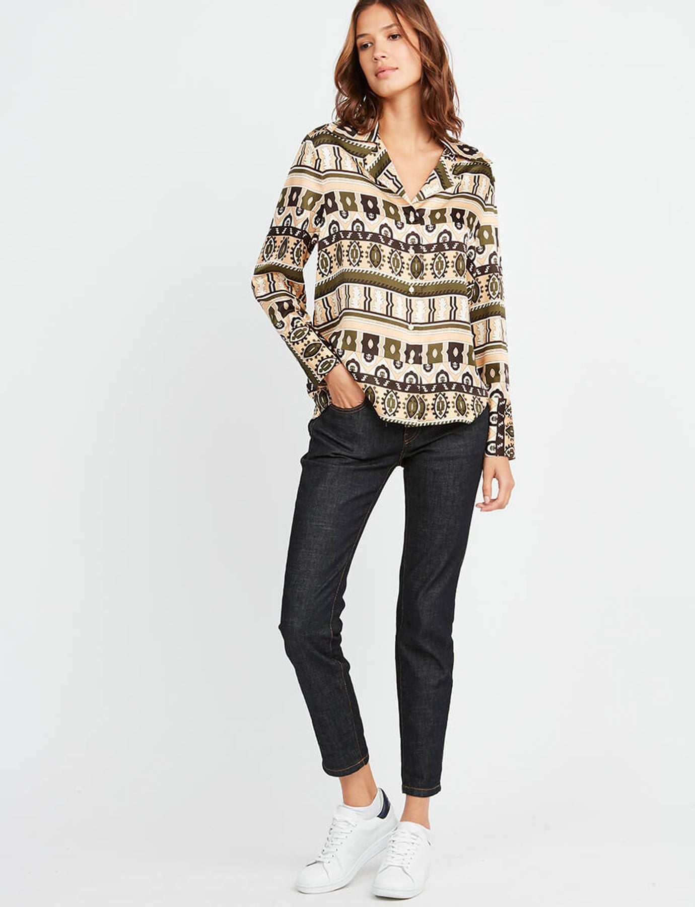 Alma Ritz camisa marrón