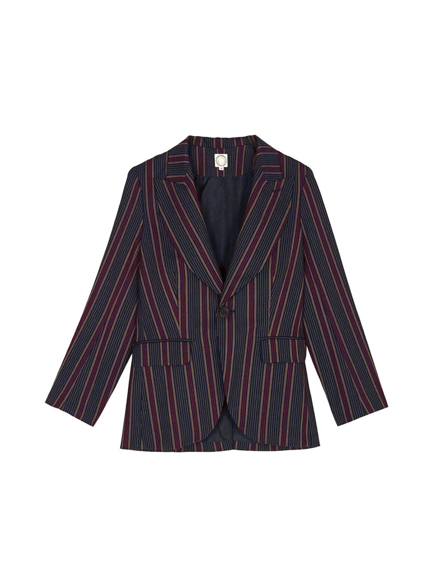 Jacke Gaelle Streifen marineblau