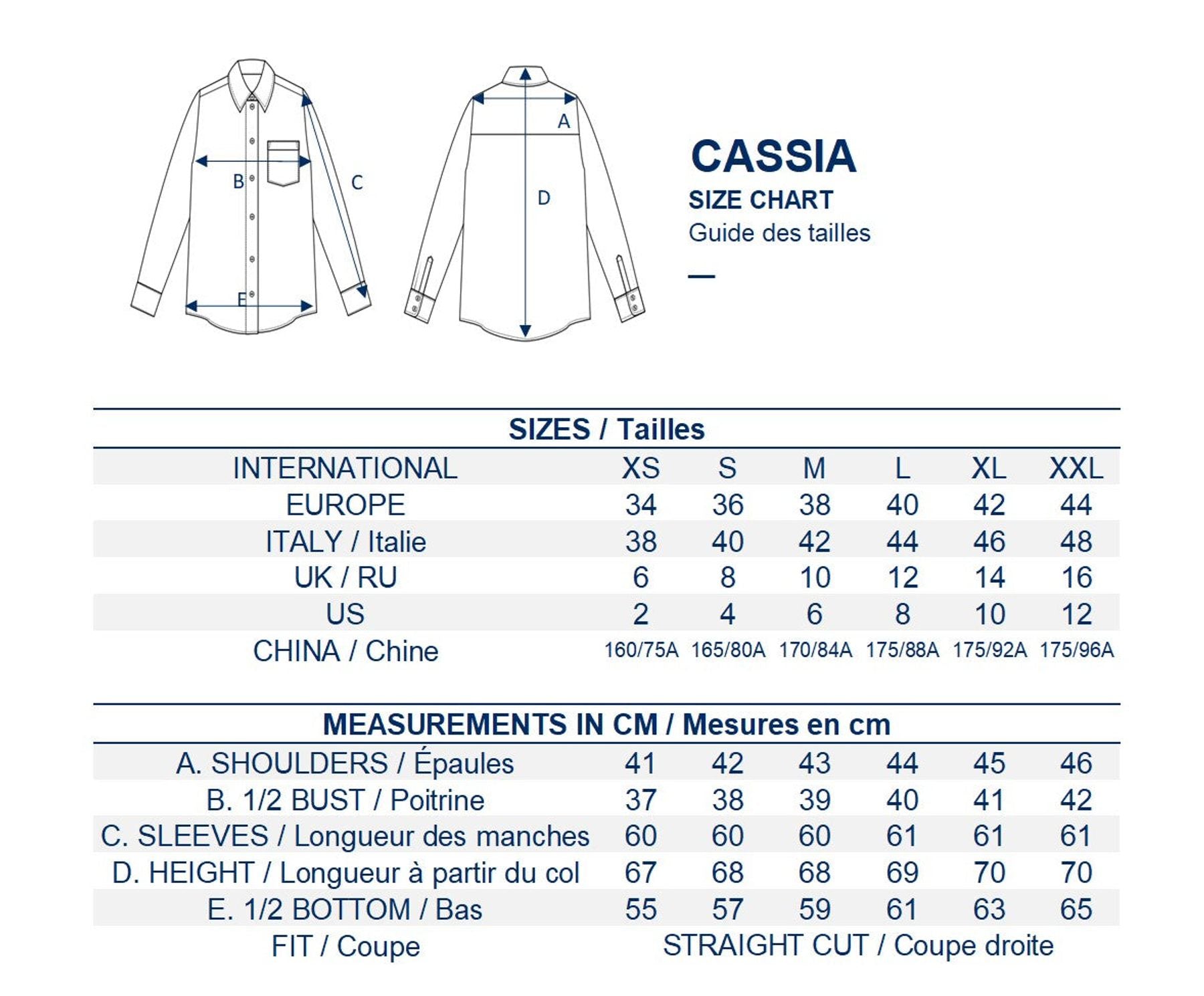Cassia shirt in silver velvet